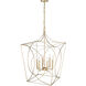 Tracy 6 Light 24 inch Painted Modern Gold Indoor Pendant Ceiling Light